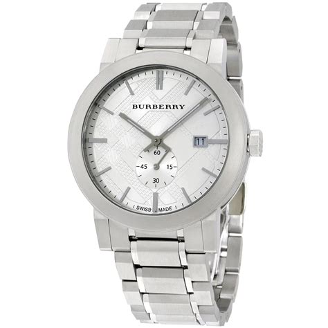 burberry watch bu9900|Burberry Men's Chronograph The City Silver Watch BU9900.